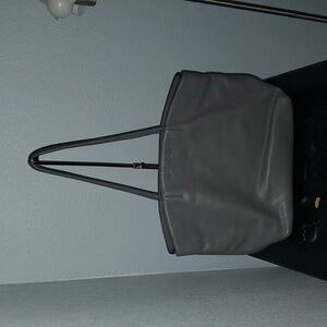Marc Jacobs Gray Leather Tote Bag